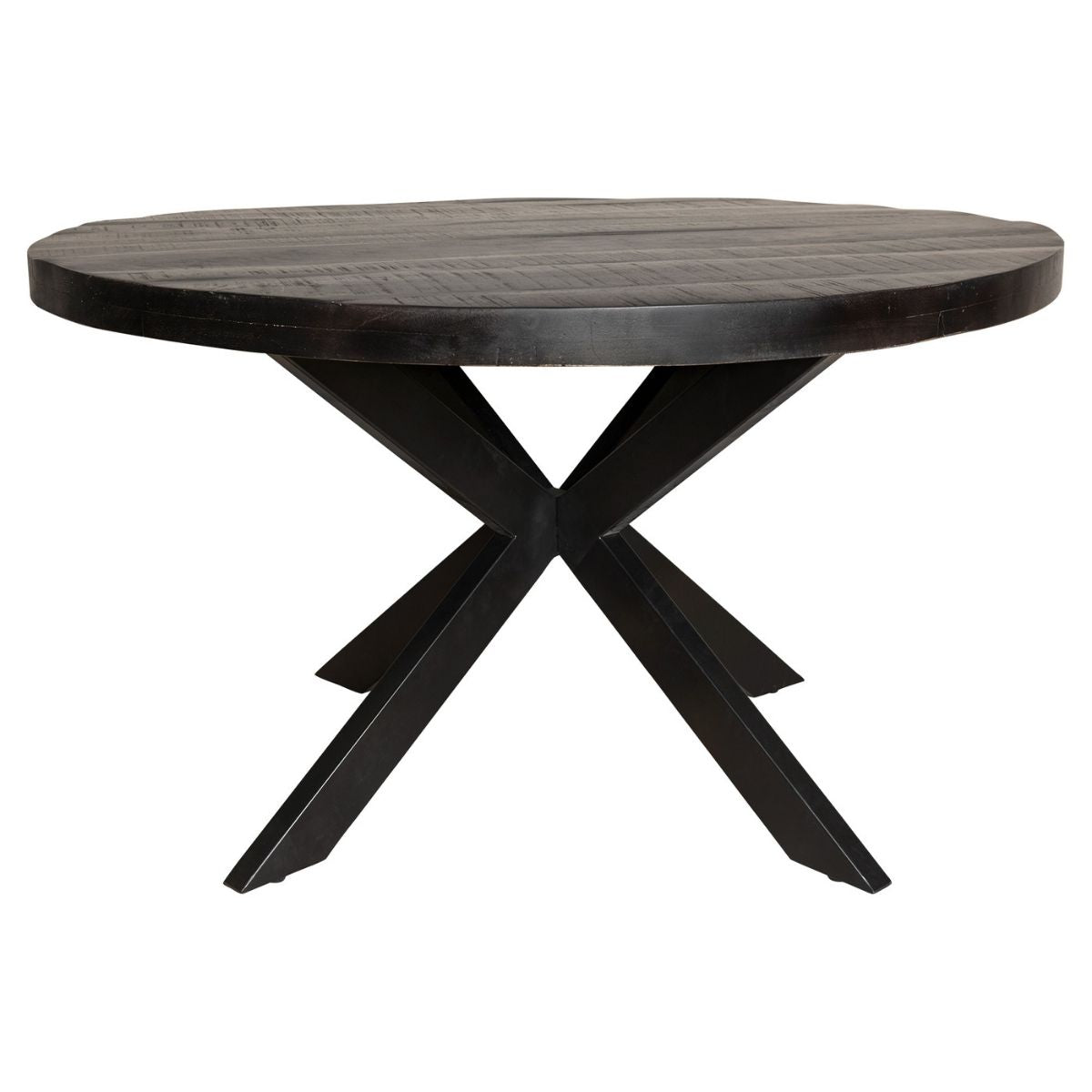Eettafel Denver Black | 150 cm | Rond