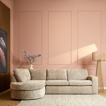 MijnSofa Alma | 2,5 zits en divan combinatie | Bekleed bankstel hoekopstelling