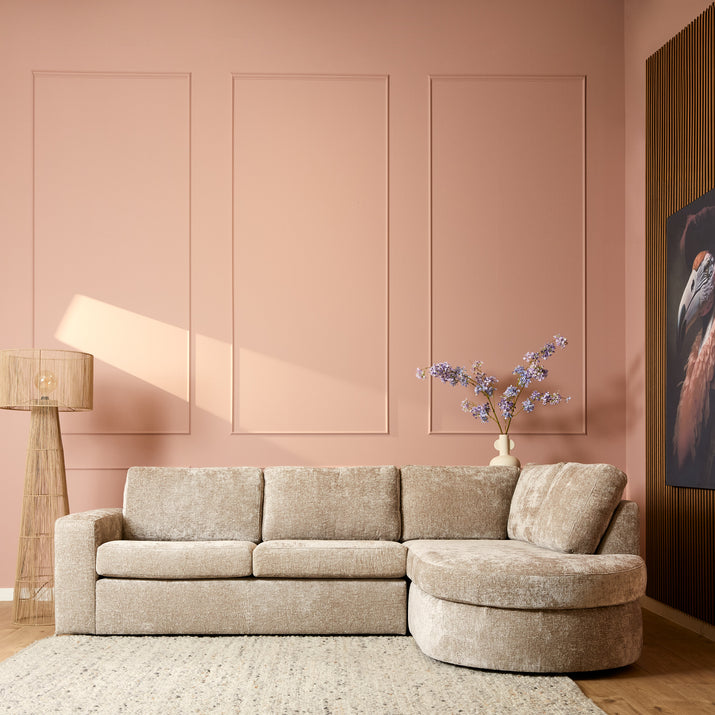 MySofa Alma | 2,5 zits + Divan Rechts | Beige | Trenza 08