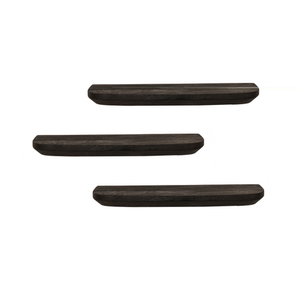 Wandplank Gusta Black | 60 cm | Set van 3