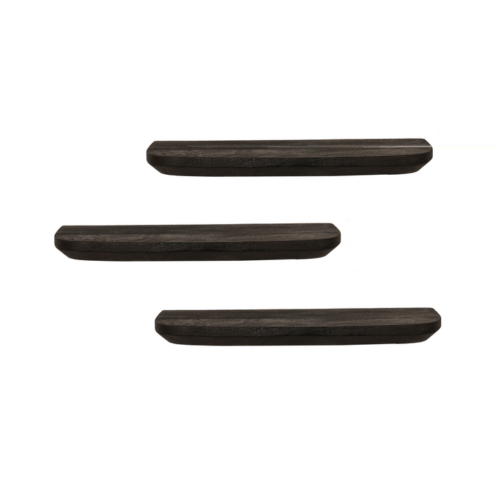 Wandplank Gusta Black | 60 cm | Set van 3