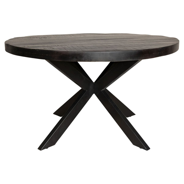 Eettafel Denver Black | 150 cm | Rond