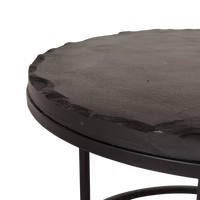 Salontafel Ora Black Kadappa Stone| 60 cm | Set van 2