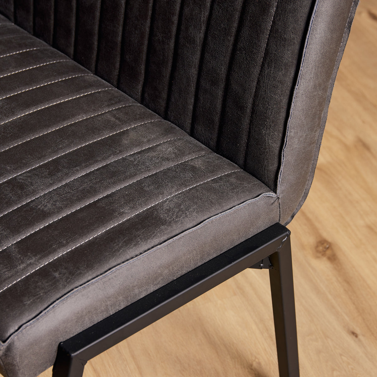 Eetkamerbank Tivoli Bull | 155 cm | Antraciet