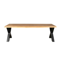 Eettafel Denver | 240 cm | Rechthoek | X-poot