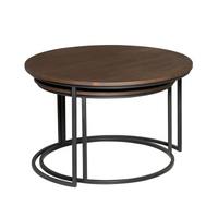 Salontafel Madison Brown | 70 cm | set van 2