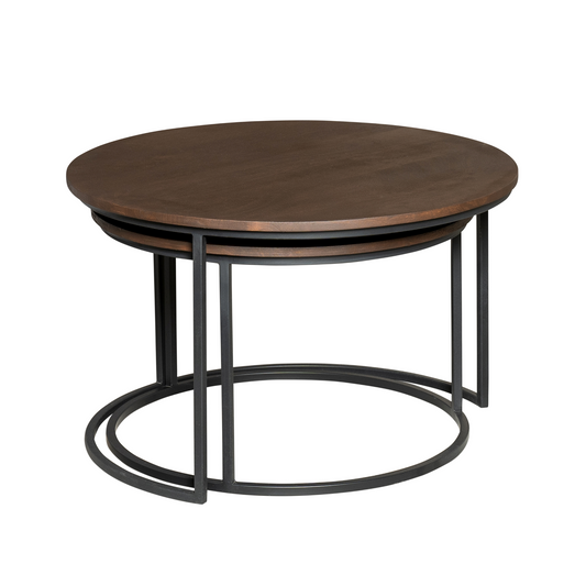Salontafel Madison Brown | 70 cm | set van 2