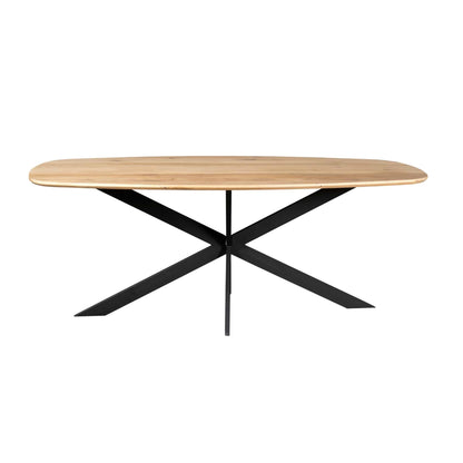 Eiken eettafel Ferris | Deens Ovaal 180 cm | Naturel