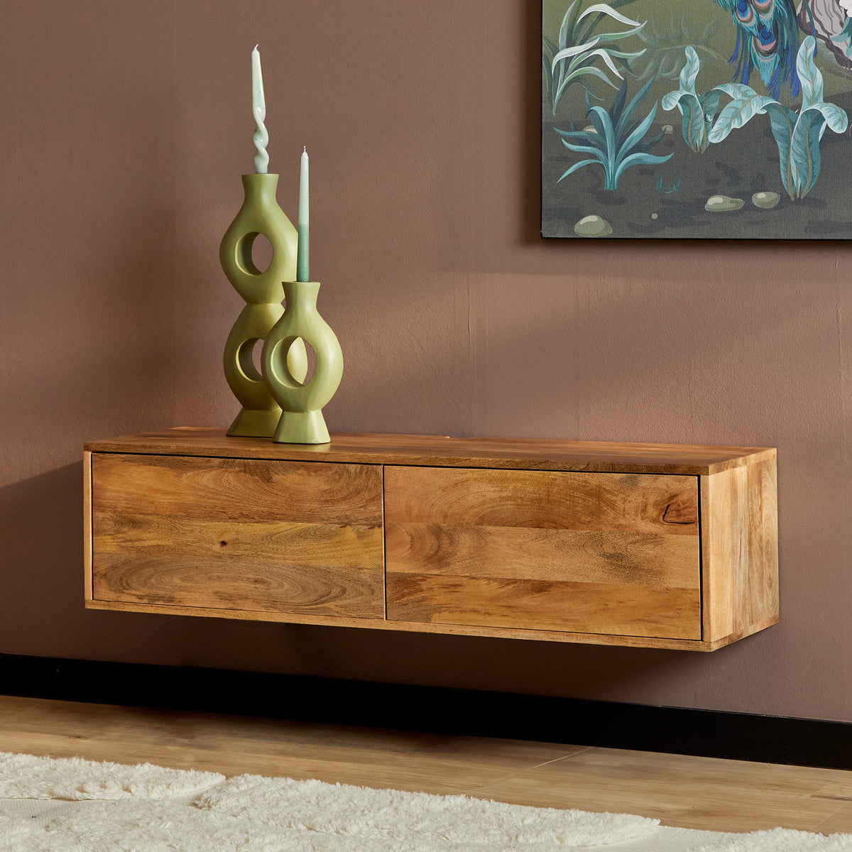 Zwevend tv meubel Vision Natural | 120 cm