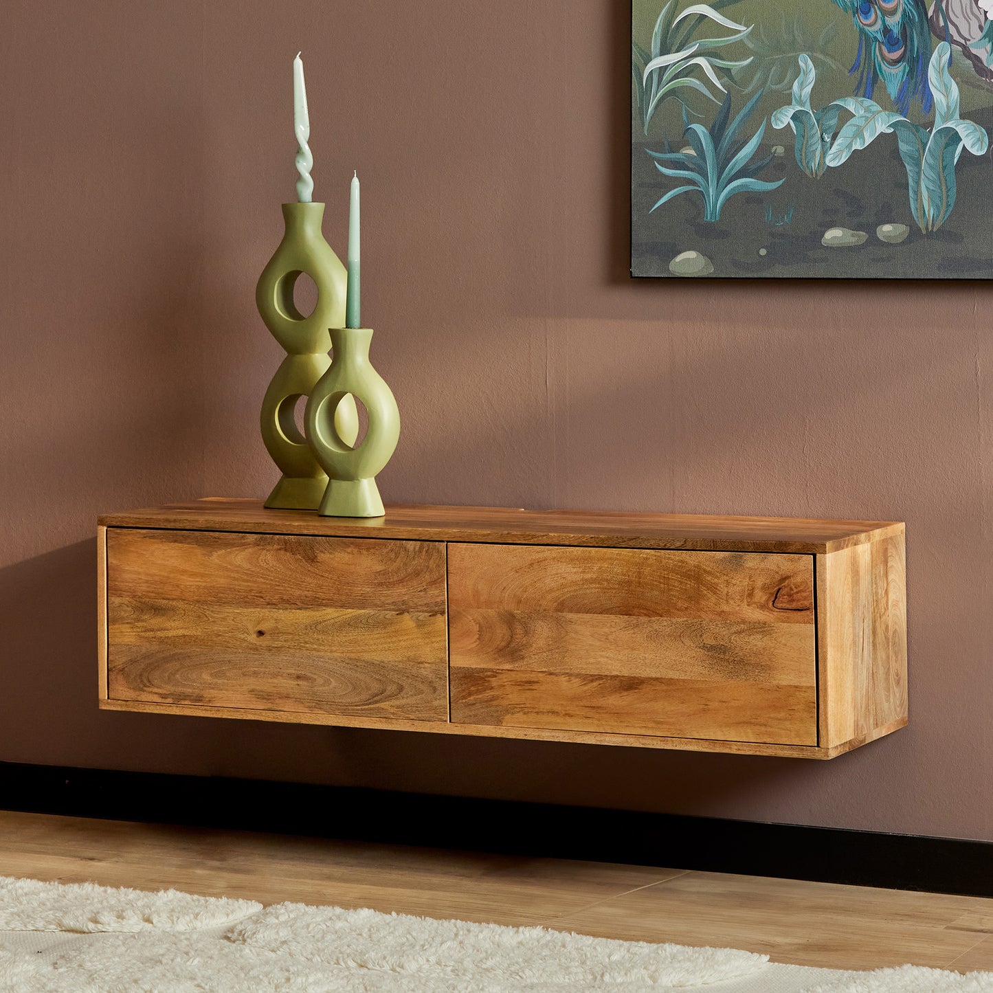 Zwevend tv meubel Vision Natural | 120 cm