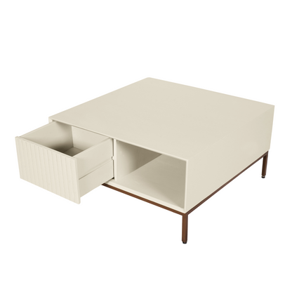 Salontafel Madison Sand | 80 cm | Vierkant