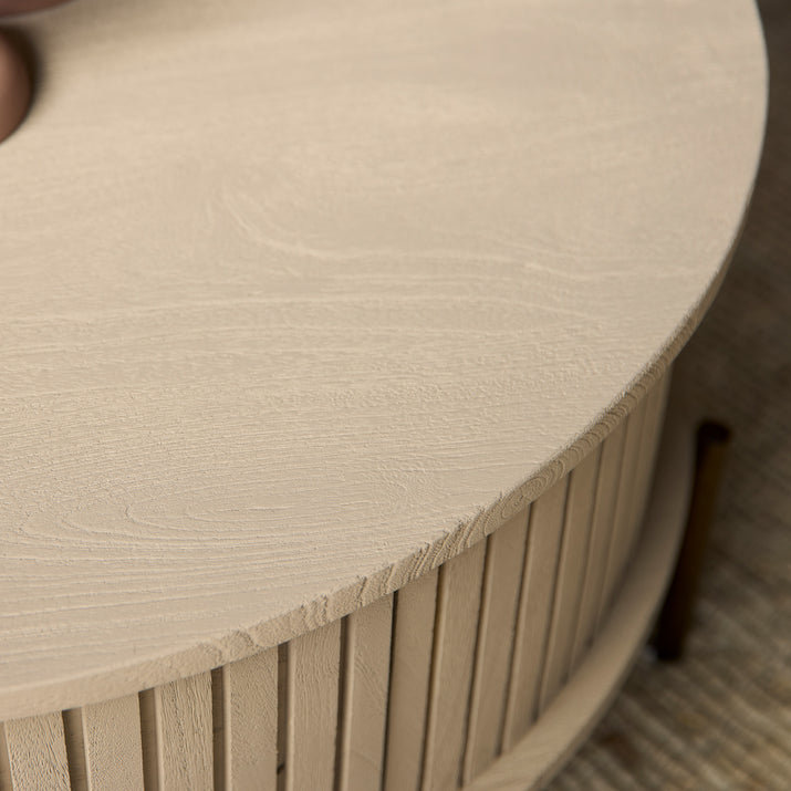 Salontafel Madison Sand | 80 cm | Rond