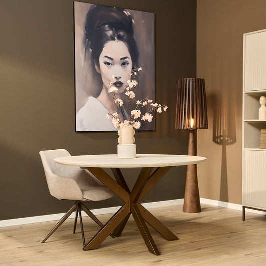 Eettafel Madison Sand | 110 cm
