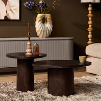 Salontafel Mirre | Brown | Set van 2