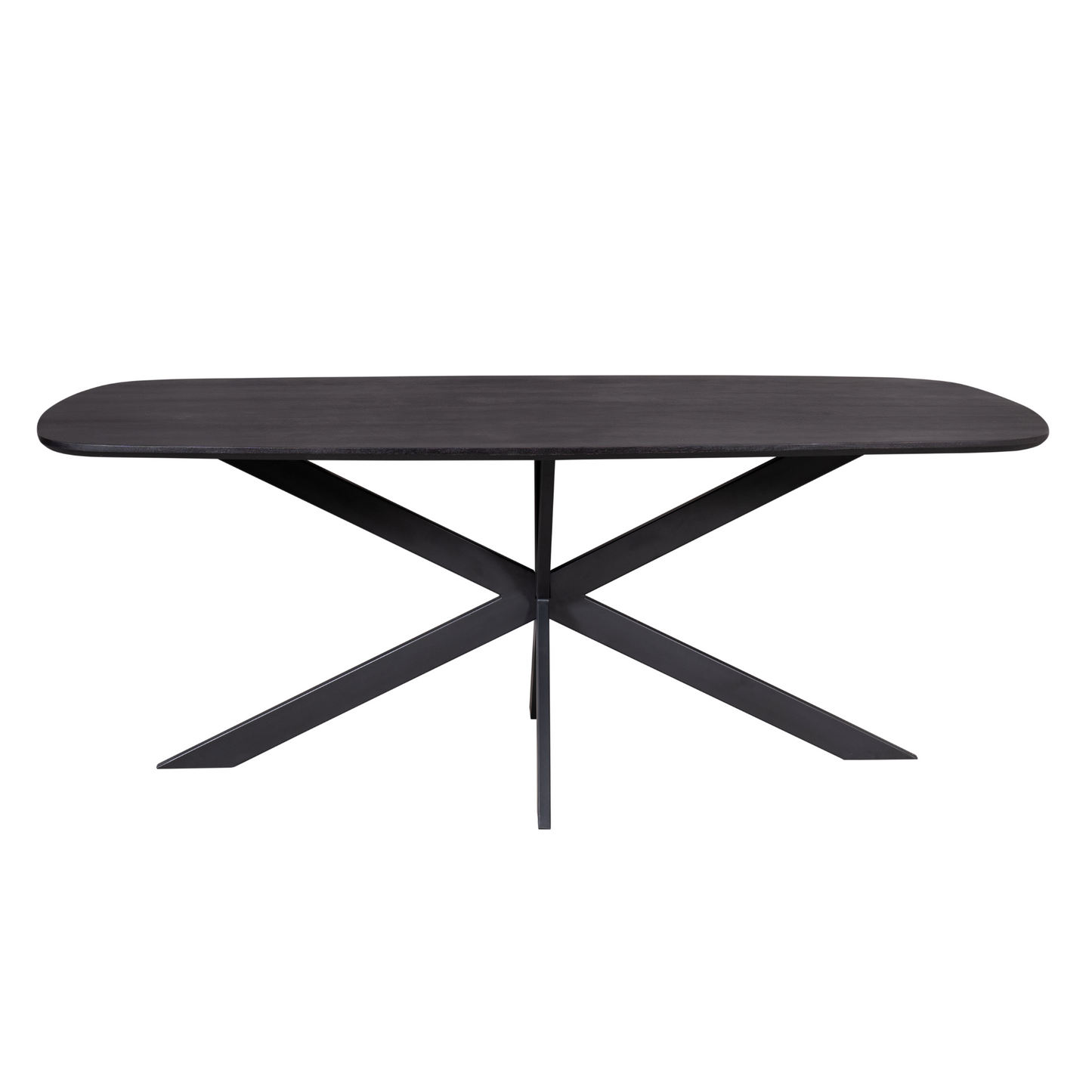 Eettafel Elegance Black | 200 cm | Deens ovaal