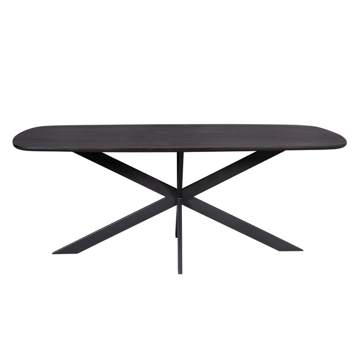 Eettafel Elegance Black | 240 cm | Deens ovaal