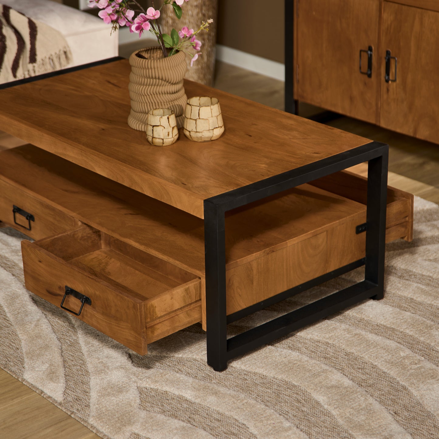 Salontafel Boaz met 4 lades | 120 cm