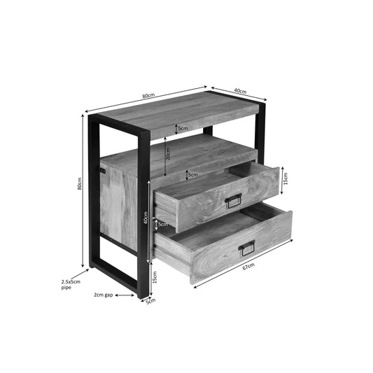 Ladenkast Boaz | 80 cm