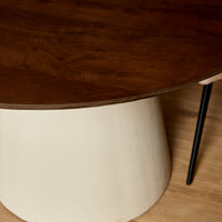 Eettafel Madison Brown | 130 cm