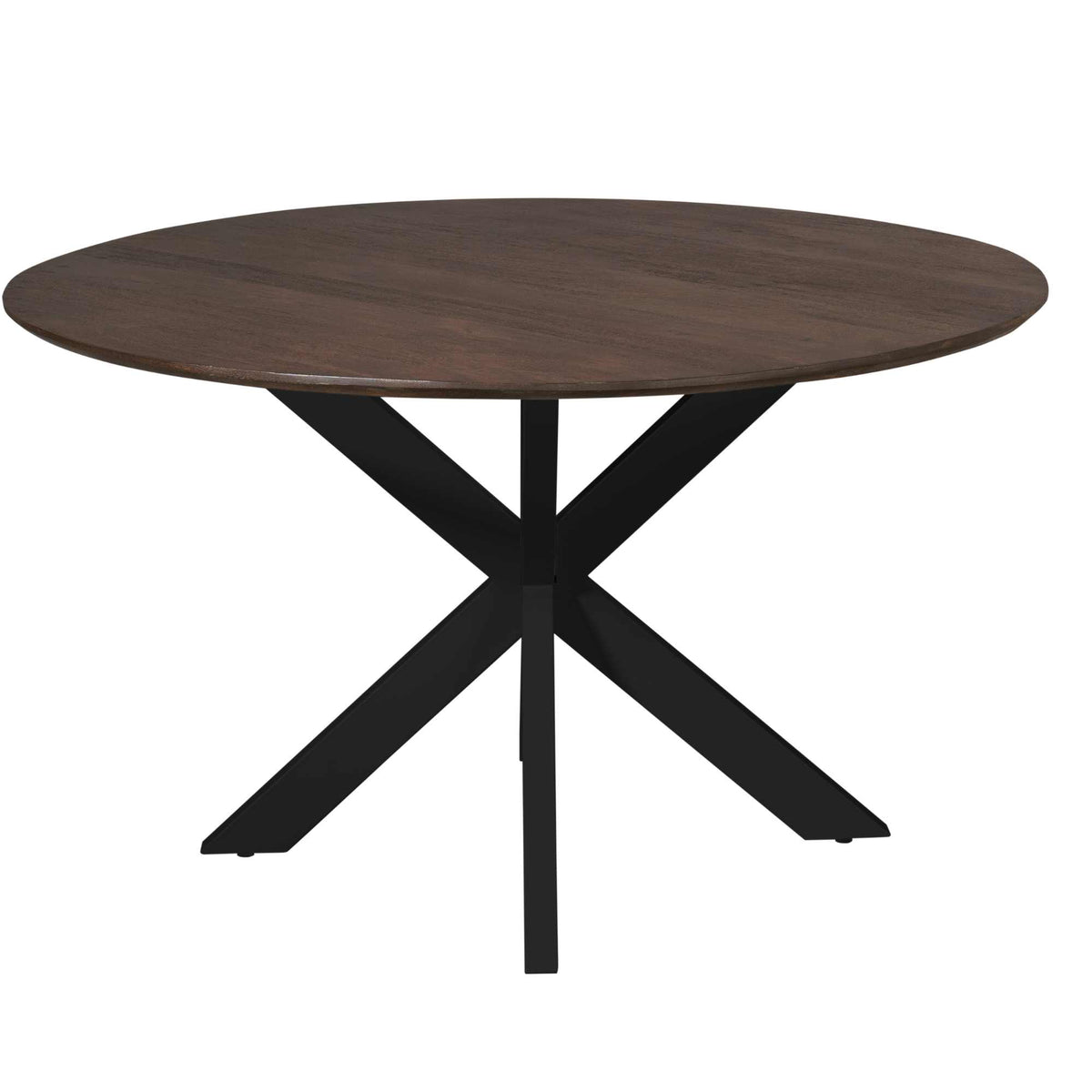 Eettafel Madison Brown | 150 cm | Poot Black